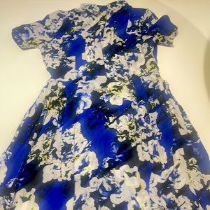 Parker floral dress with collar